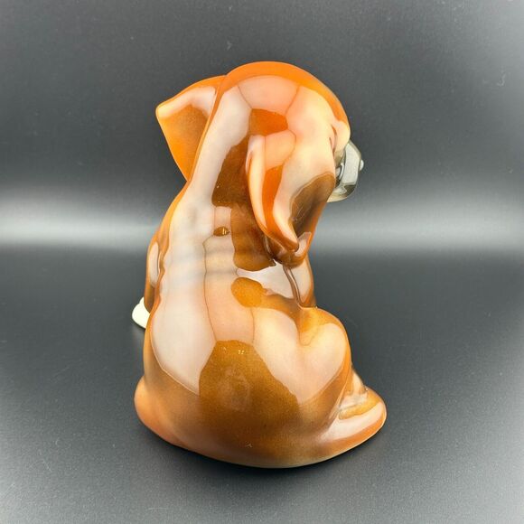 Antique 1920s KERAMOS Vienna Austria Dachshund Dog Puppy Porcelain Figurine 6" H - Picture 5 of 9
